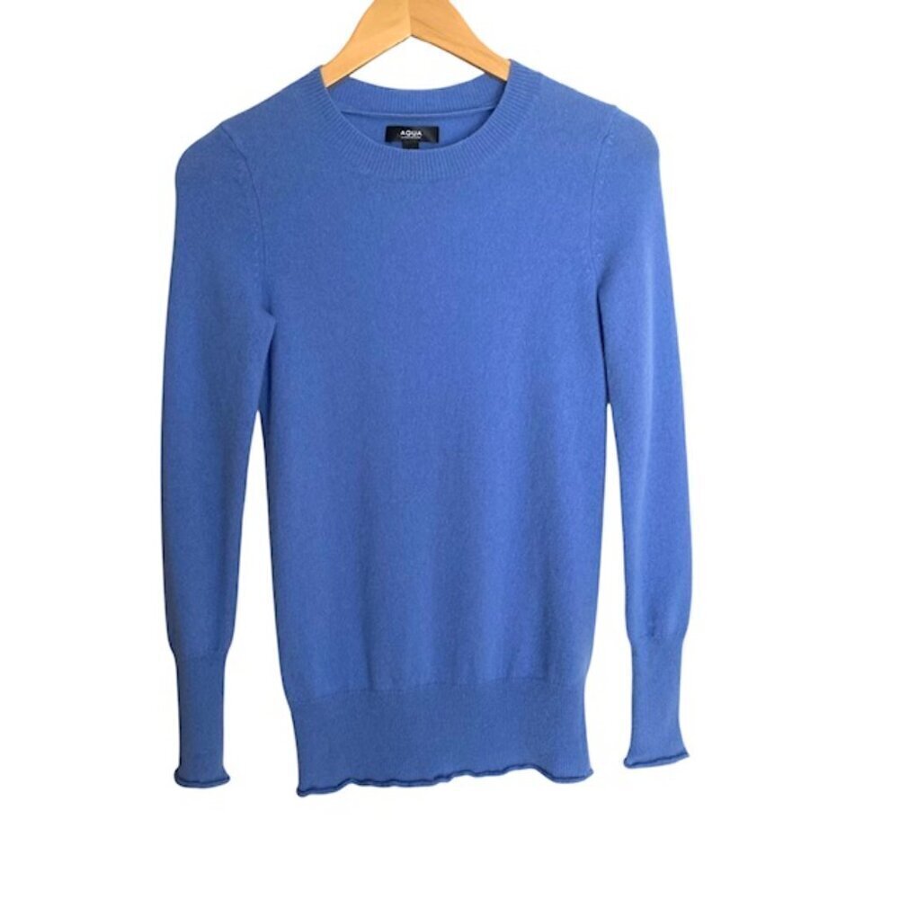 Aqua Blue Cashmere Sweater Small